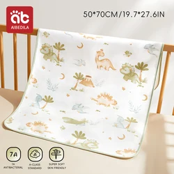 Waterproof Washable Breathable Toddler Mattress Protector with Cute Cartoon Design (Underwear fabric - A)