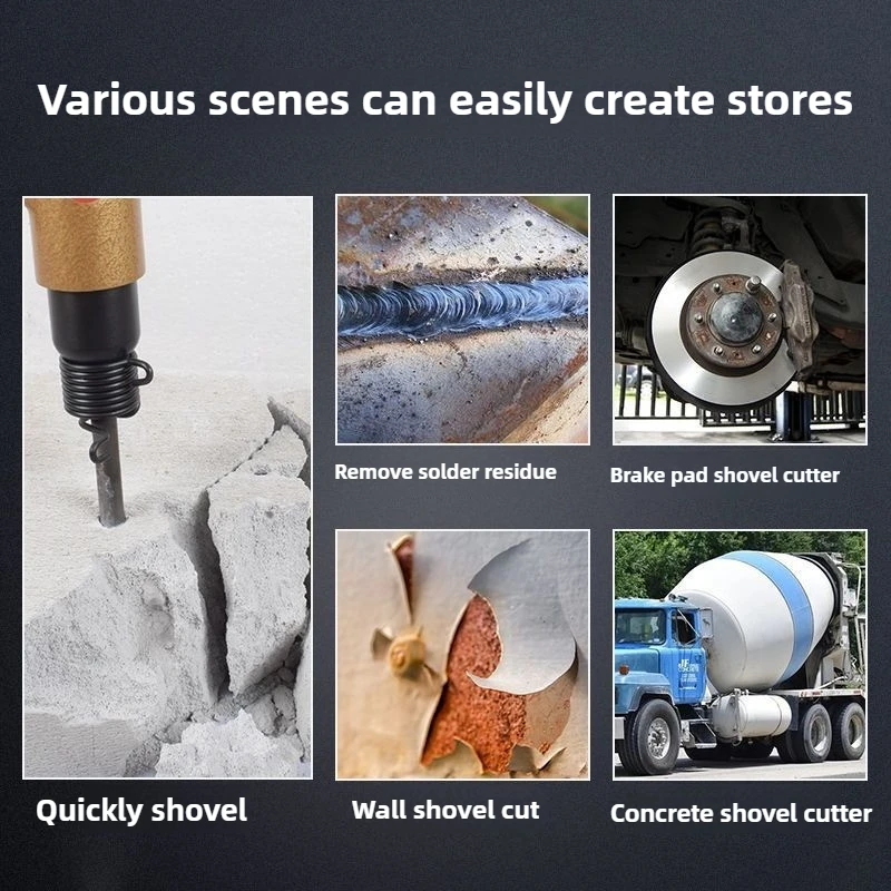 New Strong Type 150 Air Shovel Pneumatic Scraper Impact Hammer Multifunctional Wind Shovel Tool for Various Applications