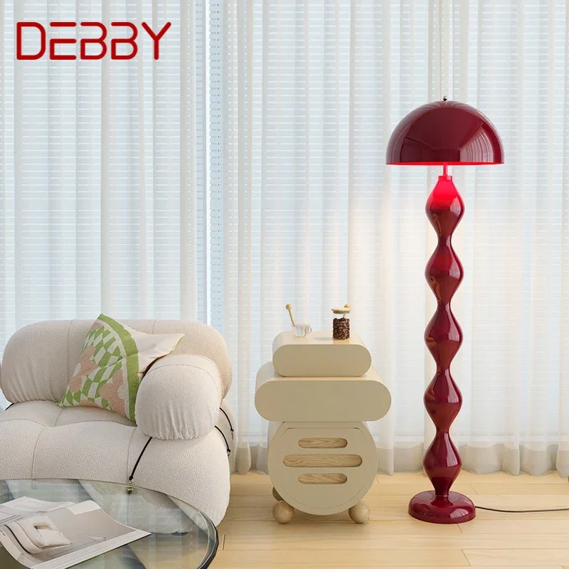 

DEBBY Nordic Mushroom Floor Lamp Modern Art Family Iiving Room Bedroom Creativity LED Decorative Standing Light