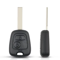 KEYYOU ทรานสปอนเดอร์ PCF7961 ชิป 2 ปุ่มรีโมทคีย์สำหรับเปอโยต์ 307 สำหรับซีตรอง C1 C3 ไร้กุญแจ 433MHZ HU83 ใบมีดกุญแจ 5