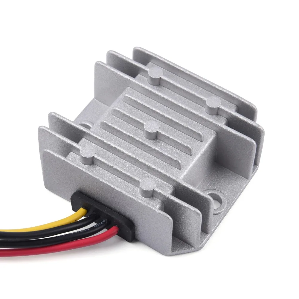 High-Efficiency Waterproof & Dustproof Automotive Buck Power Converter, 5A/10A, 12V/24V to 6V DC