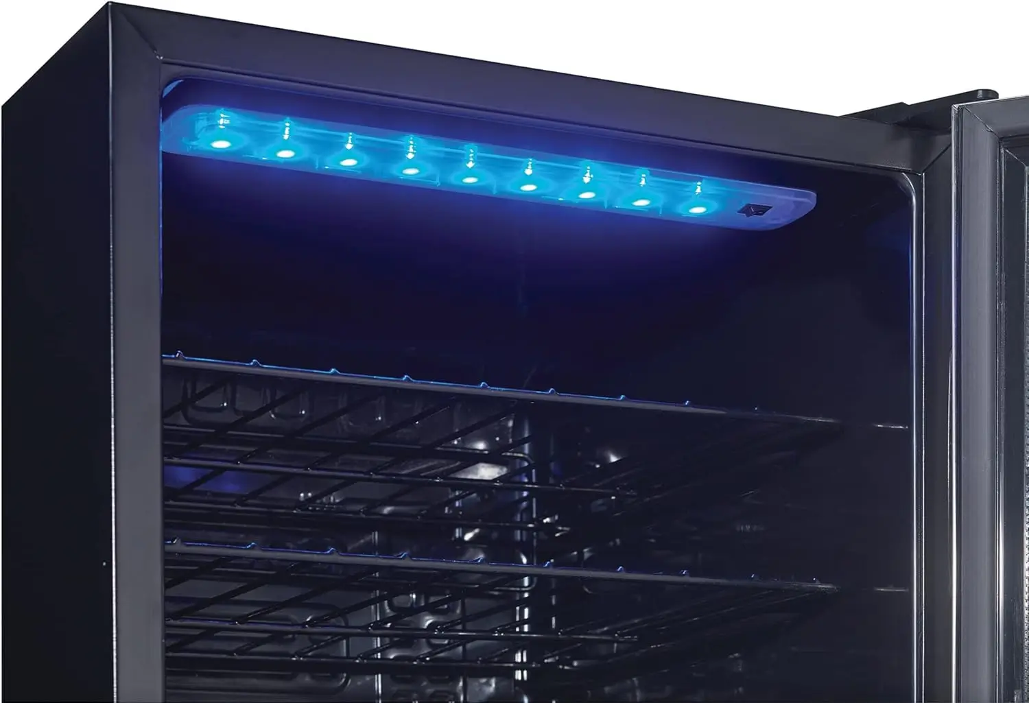 Free Standing Wine Cooler, Holds 36 Bottles, Single Zone Fridge with Glass Door-Chiller for Kitchen 6