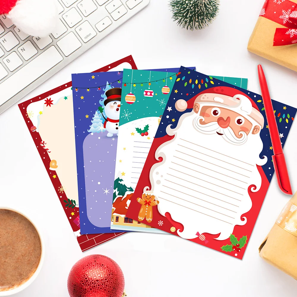 BBLIKE Papier à Lettre Avec Enveloppe - 24 Feuilles De Letter Paper Vintage And 12 Envelopes