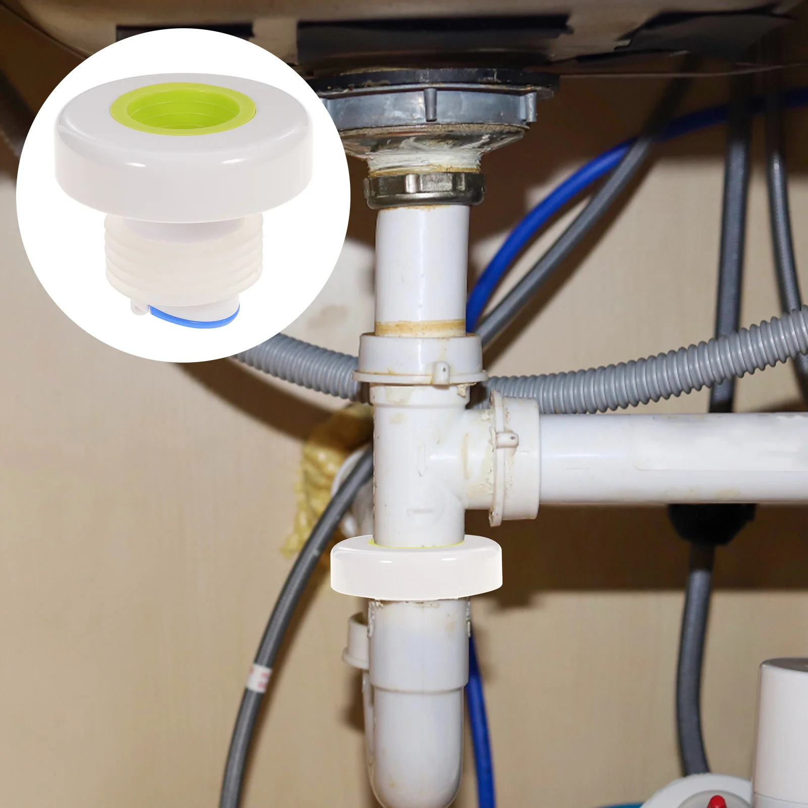 

Drain Seal Plug Seal Sewer Sealing Plug Bathroom Drain Seal Plug with Sealing Ring