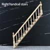 1:12 DIY Dollhouse Miniature Accessories Right Stairs Handrail Wooden Furniture Toy Children Gift Christmas Model 3