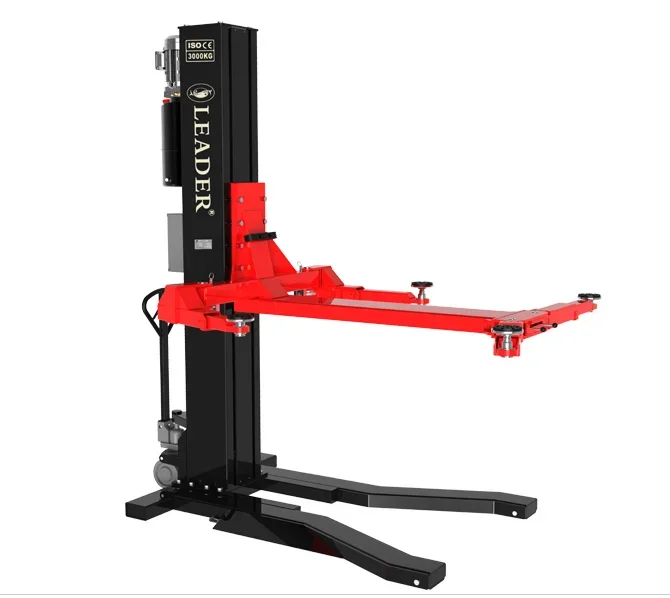 

China Manufacturer Hydraulic Auto Lifter Single Post 1 Pole Car Lift with FOB Shipping