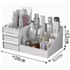 High Capacity Cosmetic Organizer Cosmetic Storage Boxs Jewelry Nail Polish Bathroom Organizer Hom Garden Makeup Bag Organization 6