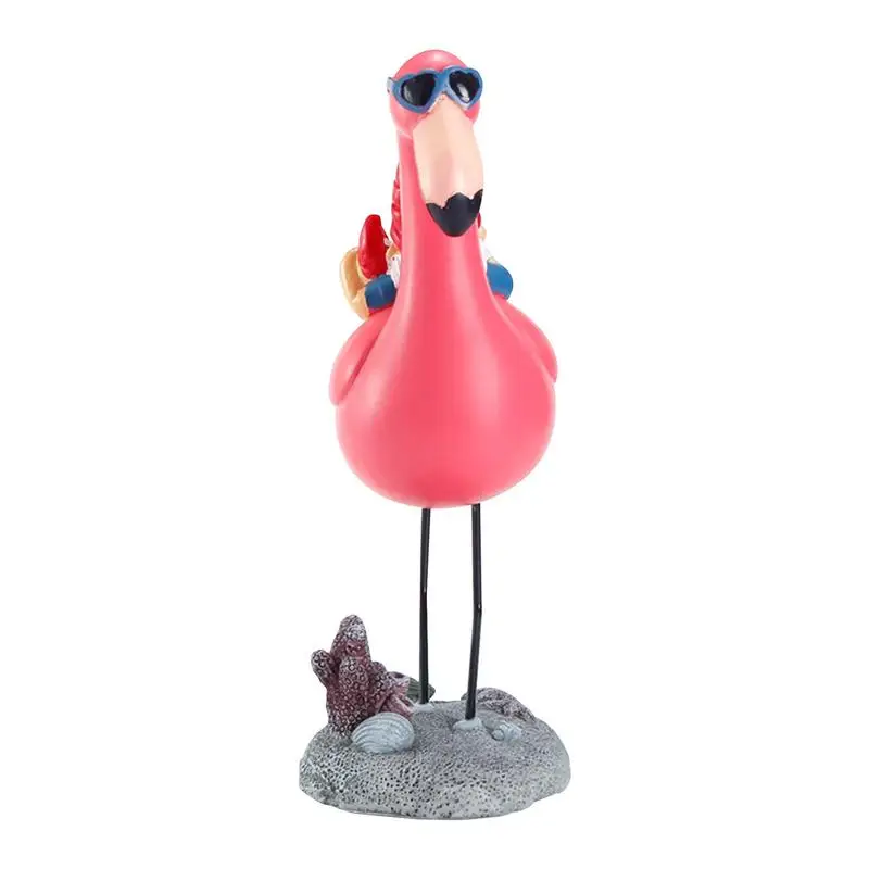 

Funny Flamingo Garden Decor Lawn Figurine Outdoor Courtyard Ornament Colorful Statue Garden Yard Stakes Decoration Accessories