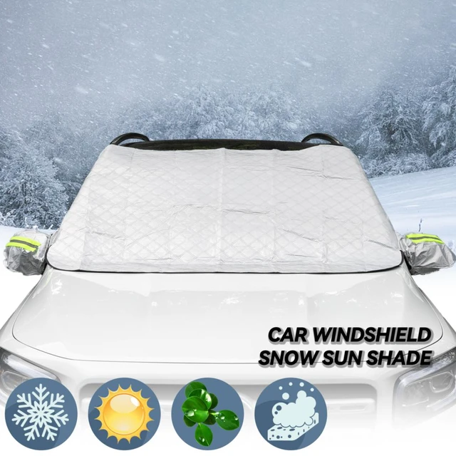 Windshield Cover For Ice And Snow 3 Layered Waterproof Windscreen Cover  With Side Mirror Covers Winter Auto Snow Cover For All - AliExpress