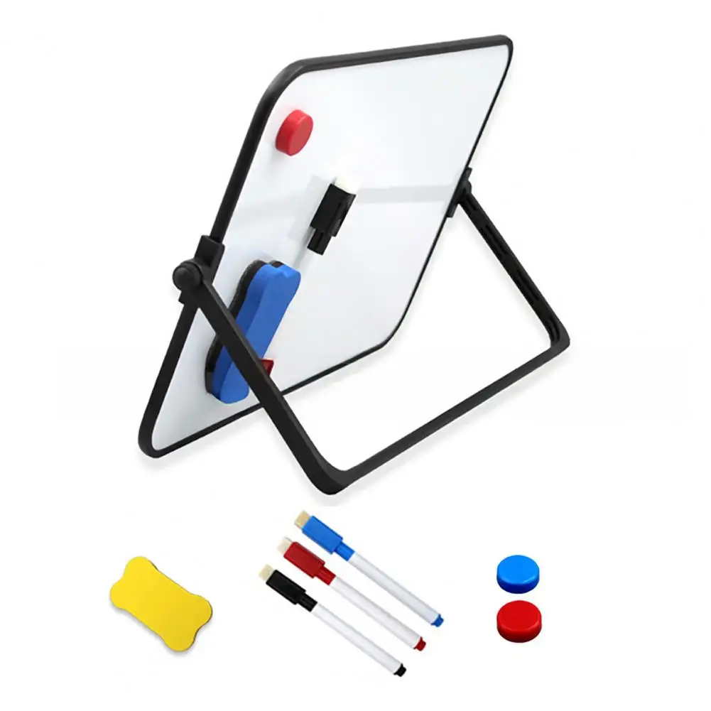 GRTARD 18"x14" Magnetic Dry Erase Board With Stand – Double-Sided, Portable Tabletop Whiteboard Easel - View #4