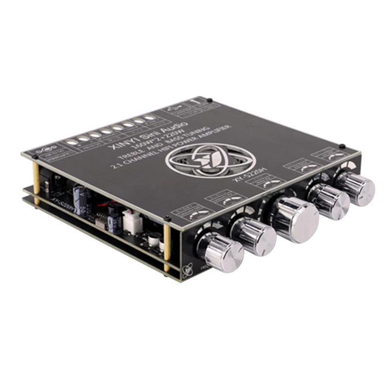 

TDA7498E 2.1 Channel Bluetooth Digital Power Amplifier Module 160WX2+220W High And Low Tone Subwoofer Amplifier Board