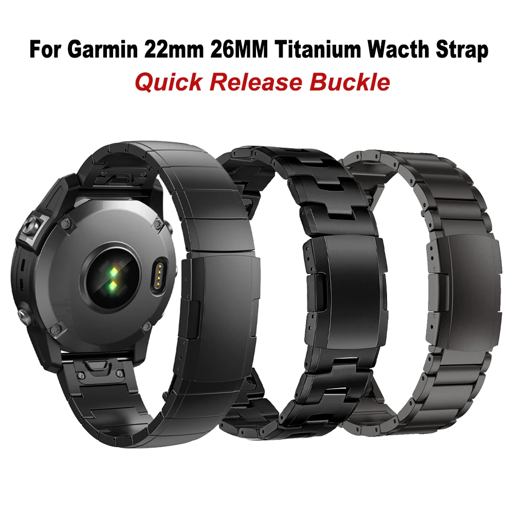 Фото Браслет мужской из титанового сплава, быстросъемный ремешок для Garmin Epix Gen 2 Pro Enduro 2 спуска Mk2i Mk1 G1 MARQ, 22 26 мм №2