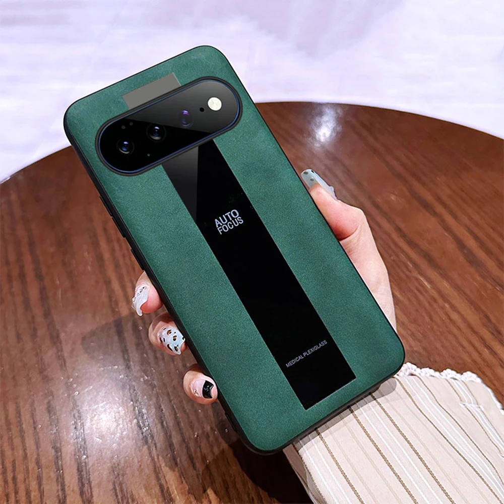Luxury Sheepskin Leather Matte Phone Case - Shockproof Hard Protective Cover