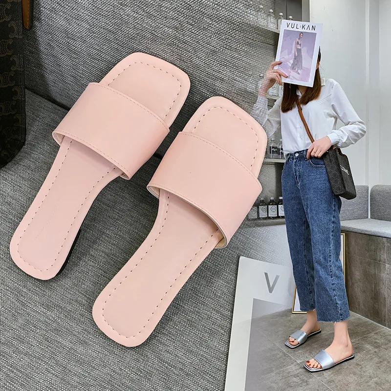 

Spring Summer Slippers Soft Flax Simple Cute Warm Home Men Women House Floor Indoor Slides Fur Cross Fat Dudu Shoes Room Flat