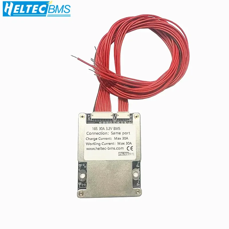 HeltecBMS bms 16s 48v lifepo4 battery 30A 50A 80A Lipo lithium /Lifepo4  battery bms 48v 13S 60V battery management system 2