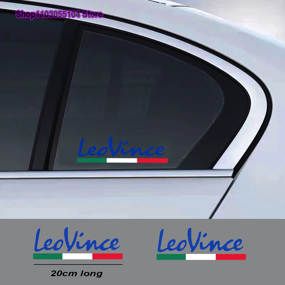 2 Pezzi 20Cm Adesivo Per Finestrino Dell'Auto Per Leovince Leo Vince