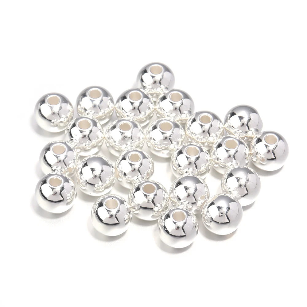 Assorted Size ABS Imitation Pearl Spacer Beads for DIY Jewelry and Crafting