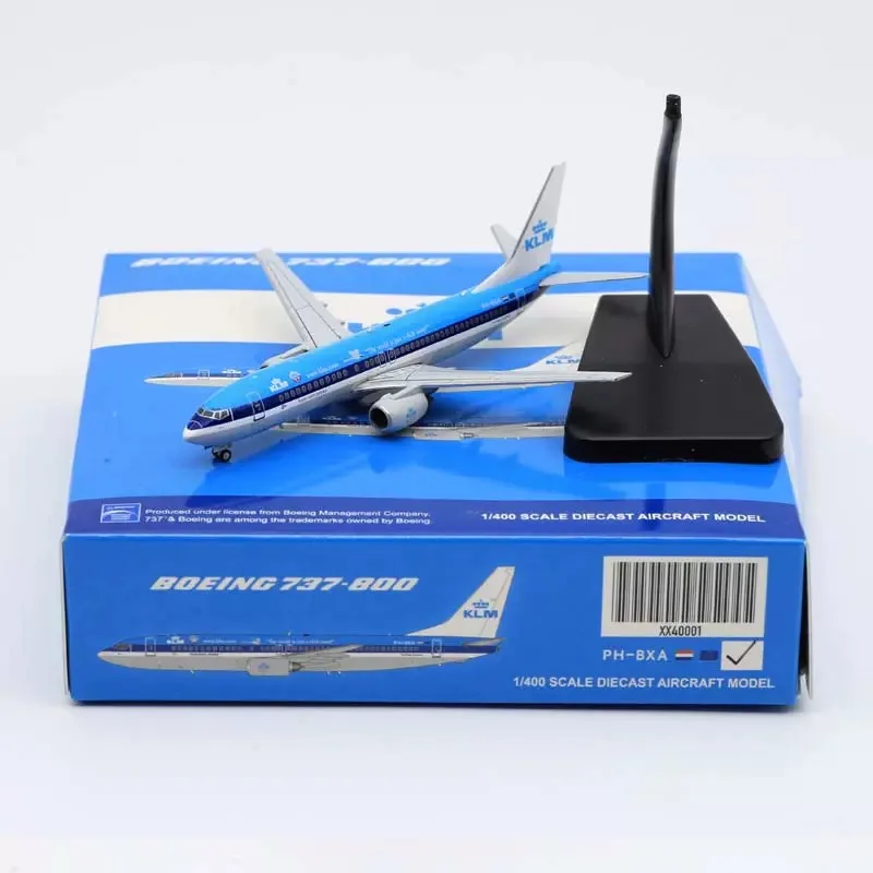 

Diecast 1:400 Scale KLM Airlines B737-800 PH-BXA Alloy Aircraft Model Collection Souvenir Display Ornaments