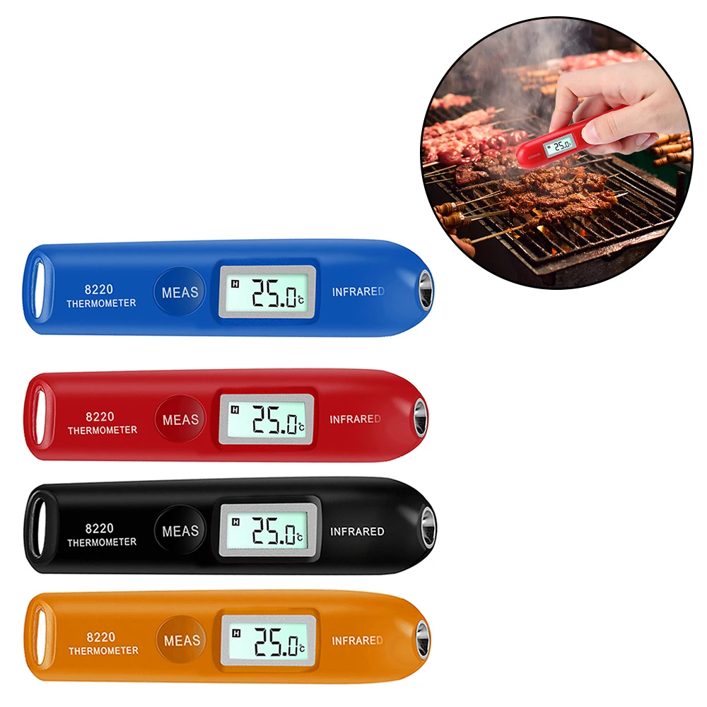 Non Contact Mini Digital Infrared Thermometer For Kitchen BBQ Frying