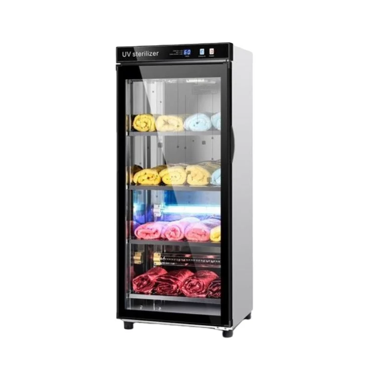 Commercial Ozone Towel Steamer Cabinet 78L Electric Uv Disinfecting Cabinets Hot Towel Warmer Cabinet Box