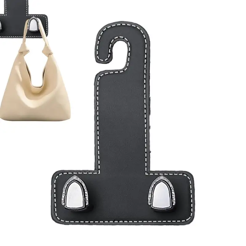 

Double Car Hook Creative 2 In 1 Vehicle Headrest Hooks Clothes Bracket Hanger Hooks For Car Purse Bags auto Interior Accessories