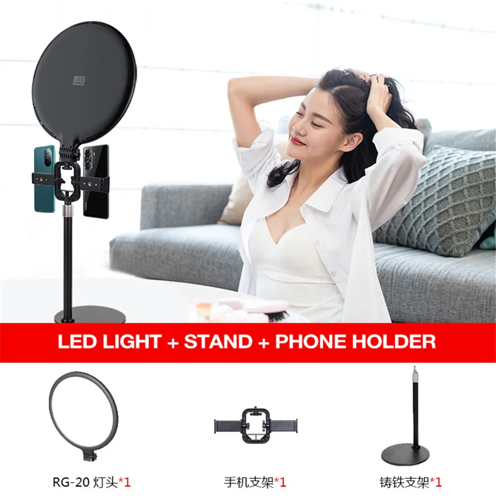 Portable LED Ring Selfie Light for All Smartphones, Tablets Enhancing Ring  Light with 3 Level of Brightness for Photography Video Calling (Smart Phones  Laptop Tablet) 36 LED by Suckey (Black) : Amazon.in: Electronics