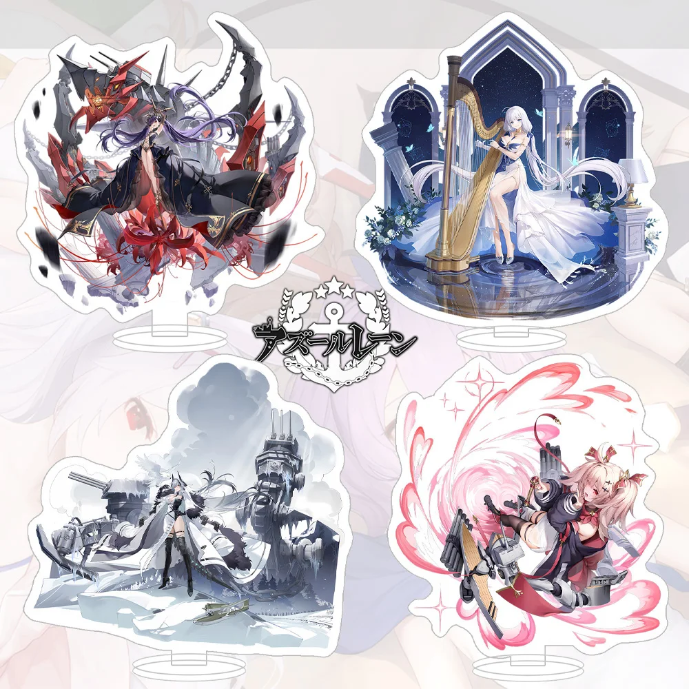 Guo Xiao Luo Store Azur Lane Skins Hind Prinz Heinrich Cheshire Atago Azuma Roon Acrylständer Anime Schreibtisch Ornament Jungen Geschenk