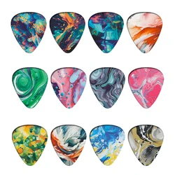 Cartoon Couples Guitar Pick Set - 12-Piece Variety Pack - 1.00mm (Oil Paint Theme)