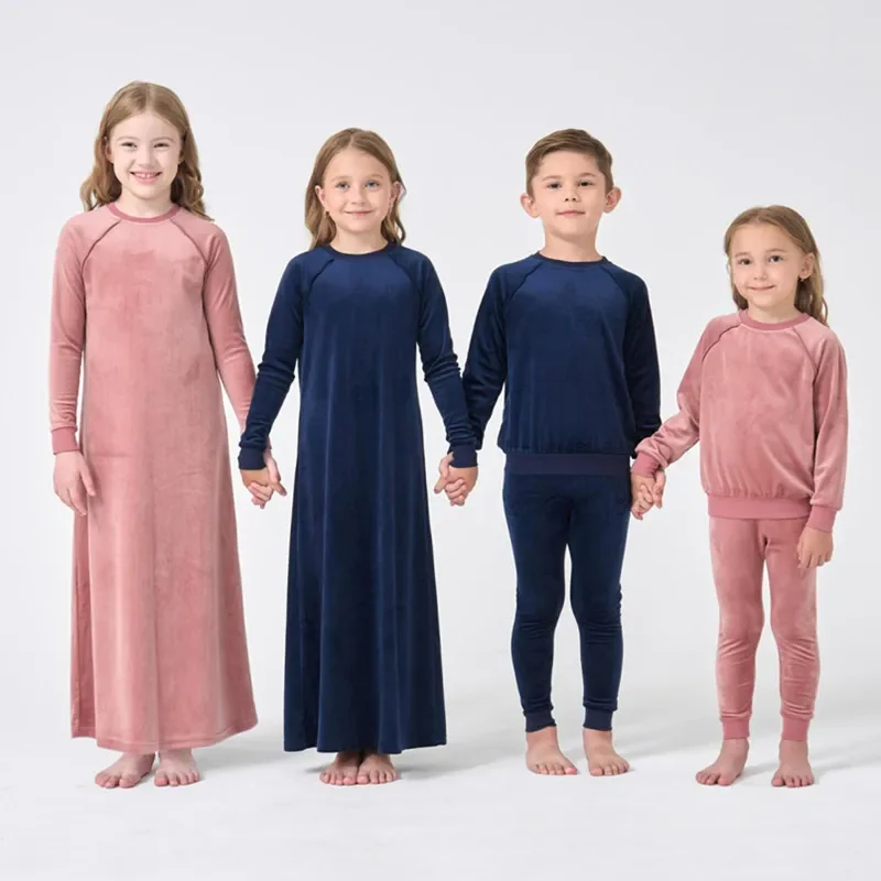 AP Lounge Collection velour raglan fall winter family matching set dress and romper clothes kids baby teen boys girls clothing