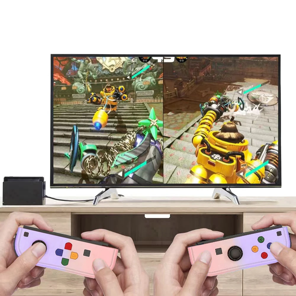 Joy Pad Joycons Gamepad For Nintendo Switch Bluetooth Wireless Controller Joystick With Trubo Video Game Consoles_voghion.com