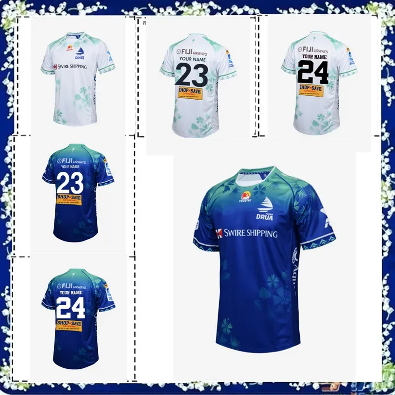 

2024 Fijian Drua Home Rugby Singlet Jersey 2023/24 FIJIAN DRUA MENS COMMEMORATIVE ANZAC TRAINING JERSEY size S---5XL