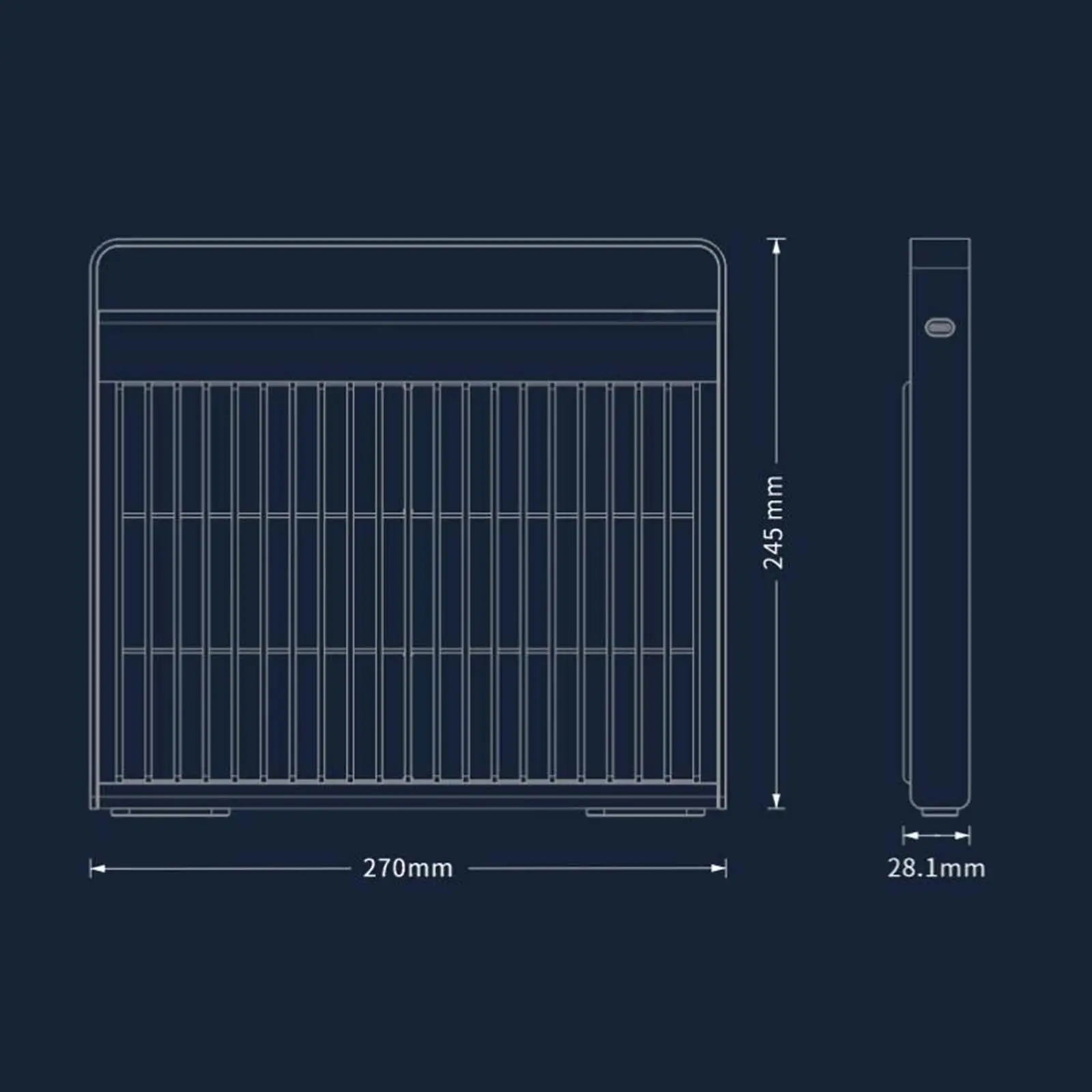 Summer Mosquito Killer Lamp Usb Powered Leggero Indoor Safe Portable Bug Swatter Per La Cucina Di Casa Outdoor Backyard