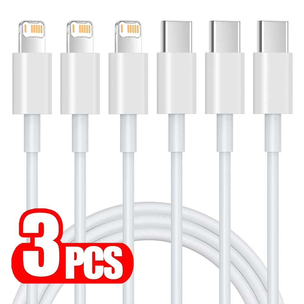 สายชาร์จ USB-C 35W ชาร์จเร็วสำหรับ iPhone 11/12/13/14/14 Pro Max/X/XR/XS Max/6S/7/8/14 Plus/SE