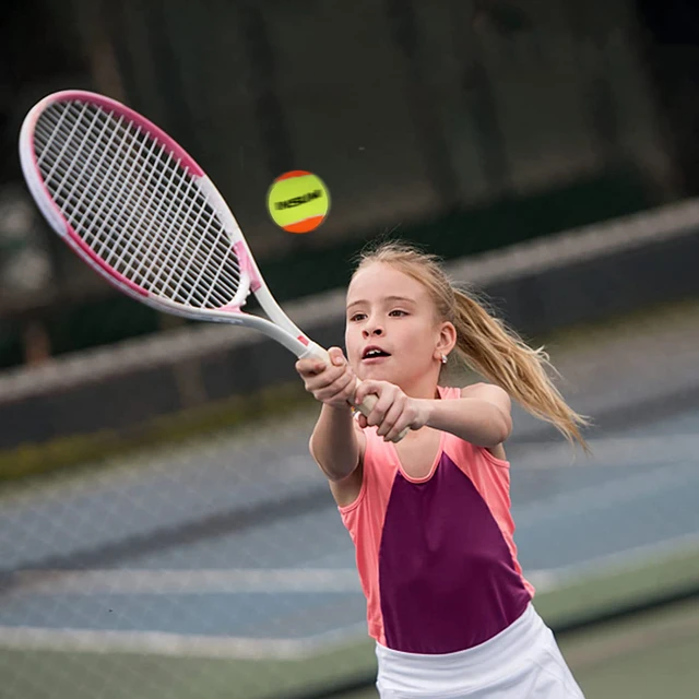 INSUM Beach Tennis Balls for Training Outdoor 50% Standard Pressure Tennis Padel Balls for Children Beginner Paddle Ball 5