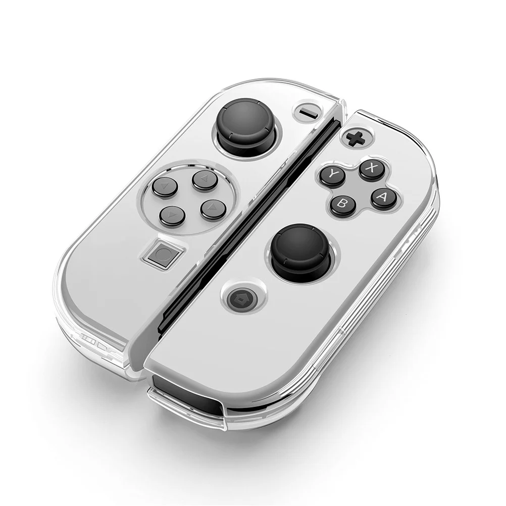 1 ensemble étui de Protection Transparent pour Console de jeu Switch Oled, coque de Protection pour Console de jeu, couverture rigide robuste, accessoires de jeu