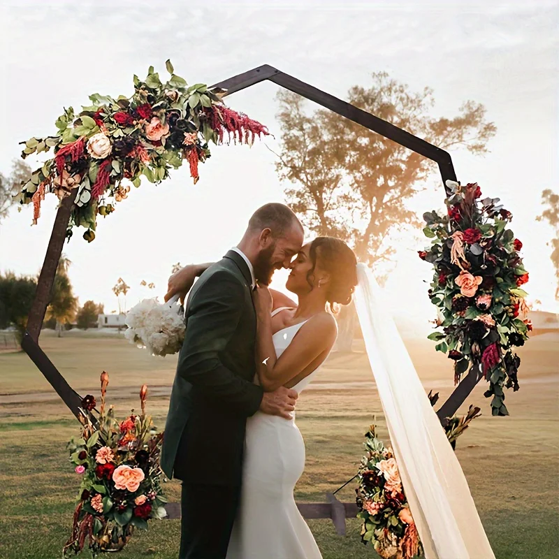 7.4ft Wedding Arch, Used for Indoor and Outdoor Parties, Christmas, Halloween, Wooden Arch Wedding, Rural Farmhouse Theme Deco