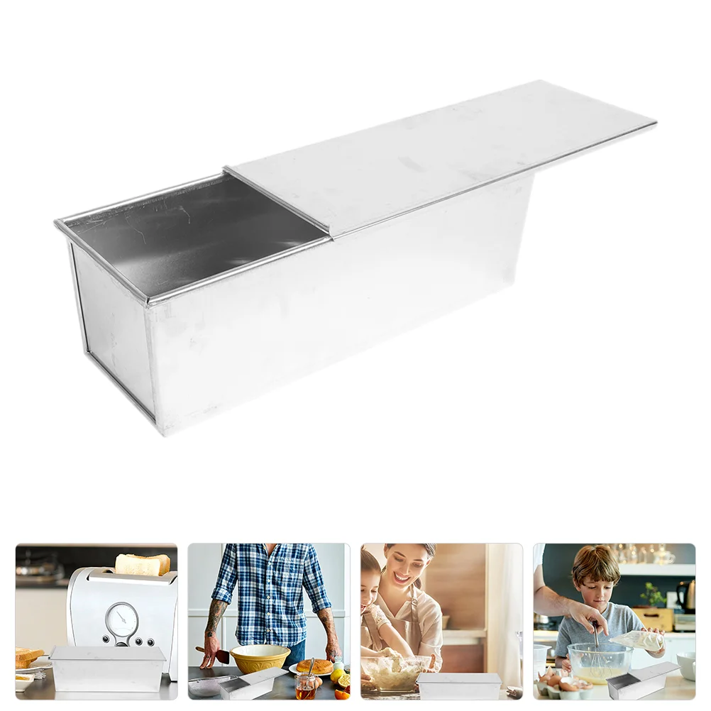Toast Box Loaf Pan with Lid Metal Bread Aluminum Tray Sandwich Pans Mini Baking Tools Mold for baking pan baking pan tray bread mold bread baking pan