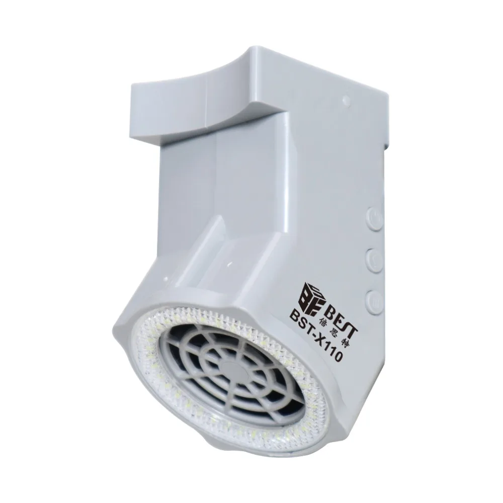 BEST BST-X110 Exhaust Fan with Light for Microscopes Welding Adjustable Smoking Device with LED Lighting of Mobile Phone Repair