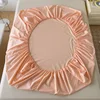 High End Bedding Set 100% Egyptian Cotton 400TC Bed Sheet Set 4/6 Pieces Fitted Sheet Flat Bedsheet With Pillowcase Double Queen 4