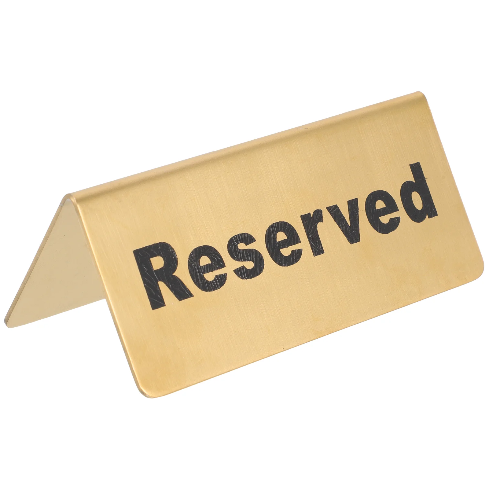 Reserved Table Signs for Wedding Bar Multipurpose Restaurant Stainless Steel Card Banquet Dining Room