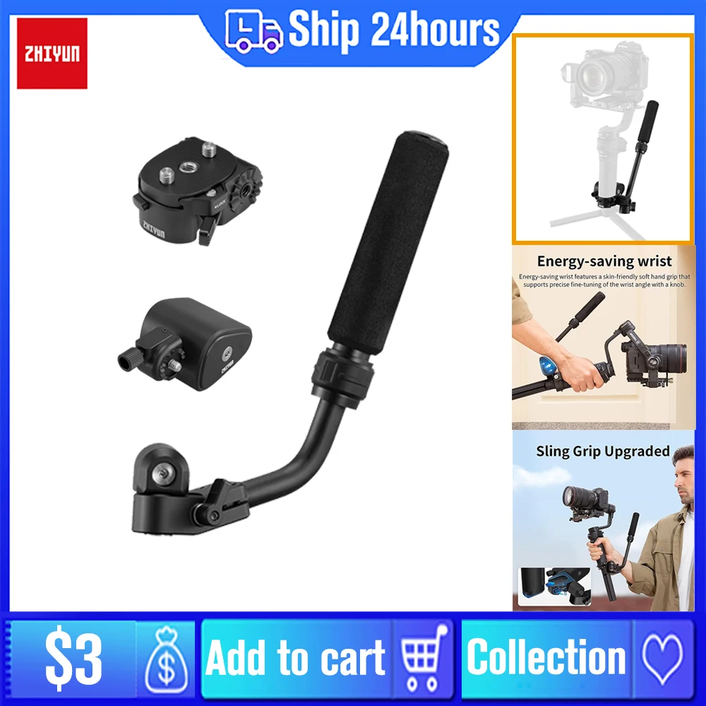 

ZHIYUN EX1A09 Effortless Wrist Rest Sling Grip Mode 2.5 for Weebill 3S Handheld Camera Stabilizer Gimbal Accessories