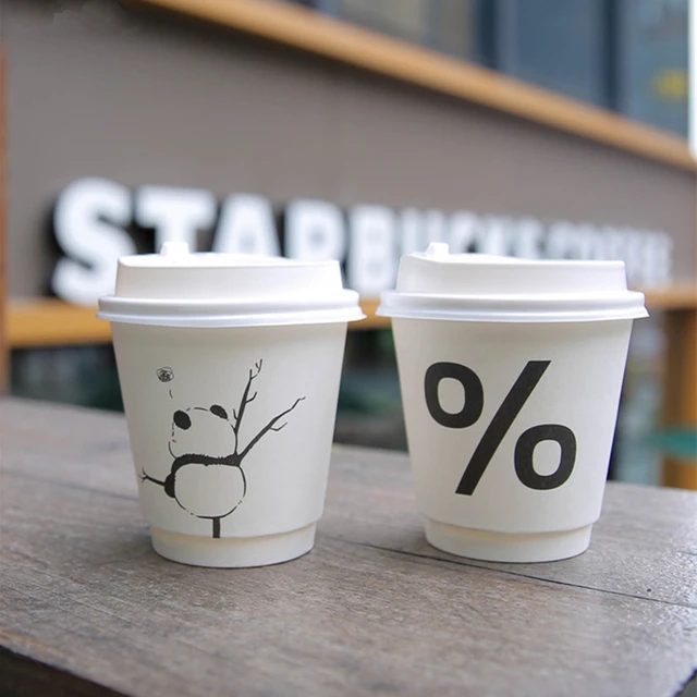 Plastic-free paper cups 200ml/300ml (Coffee To-Go)
