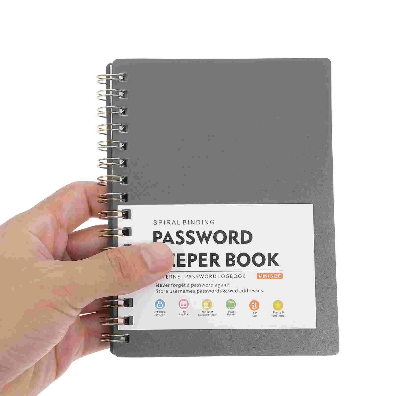 Password Book Things to Do Notepad for Log Management Letter Portable Notebook Pp Small Convenient Address