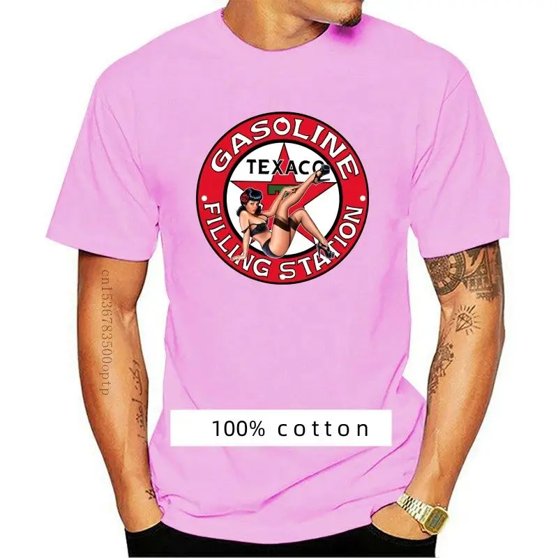

New Men tshirt Texaco Retro Sign Unisex T Shirt Printed T-Shirt tees top