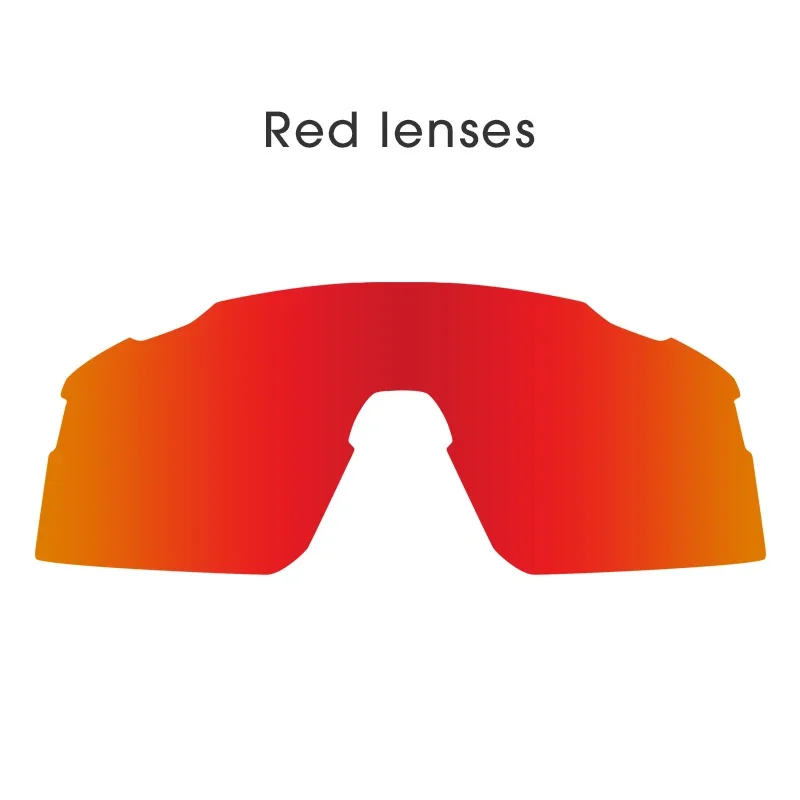 SCVCN-X26 Full Red Blue Green Polarized Lens Photochromic Replacement Lenses Cycling Bicycle Sun Glasses Eyewear Frame Suitable