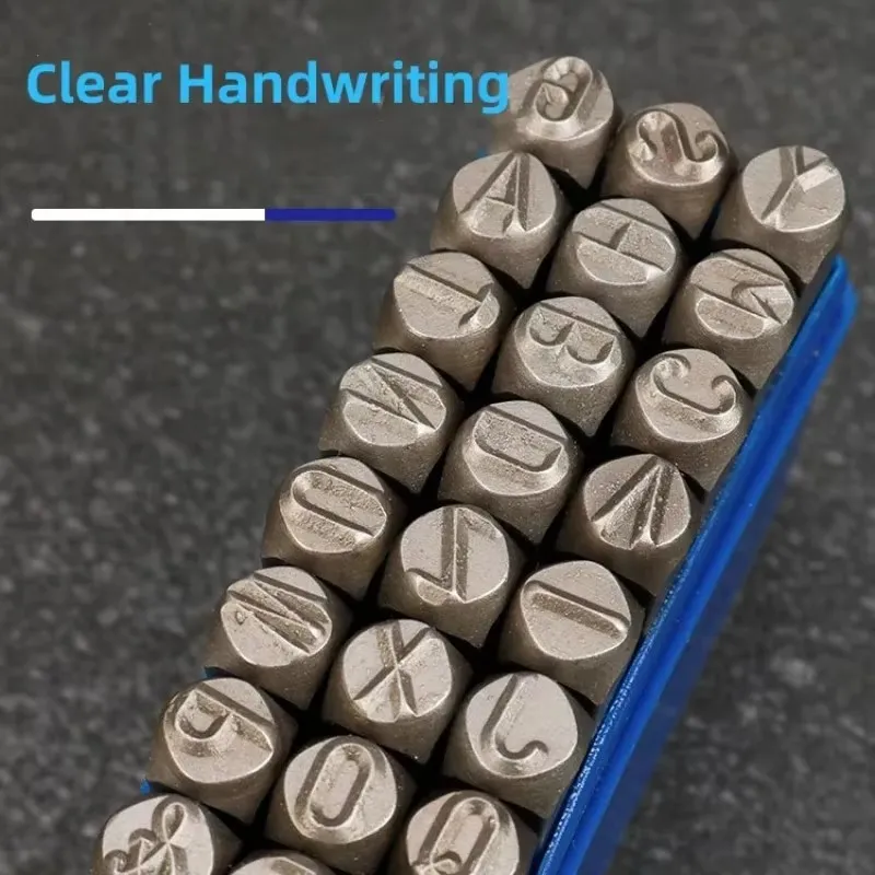 Steel Die Metal Stamping Kit 3/4/5/6/8mm Number Letter Alphabet Punch Tools DIY Jewelry Gold Silver Metal Leather LOGO Stamp number letter stamp set leather craft stamps leather letter punch alphabet number stamp set custom logo stamp metal stamping marker