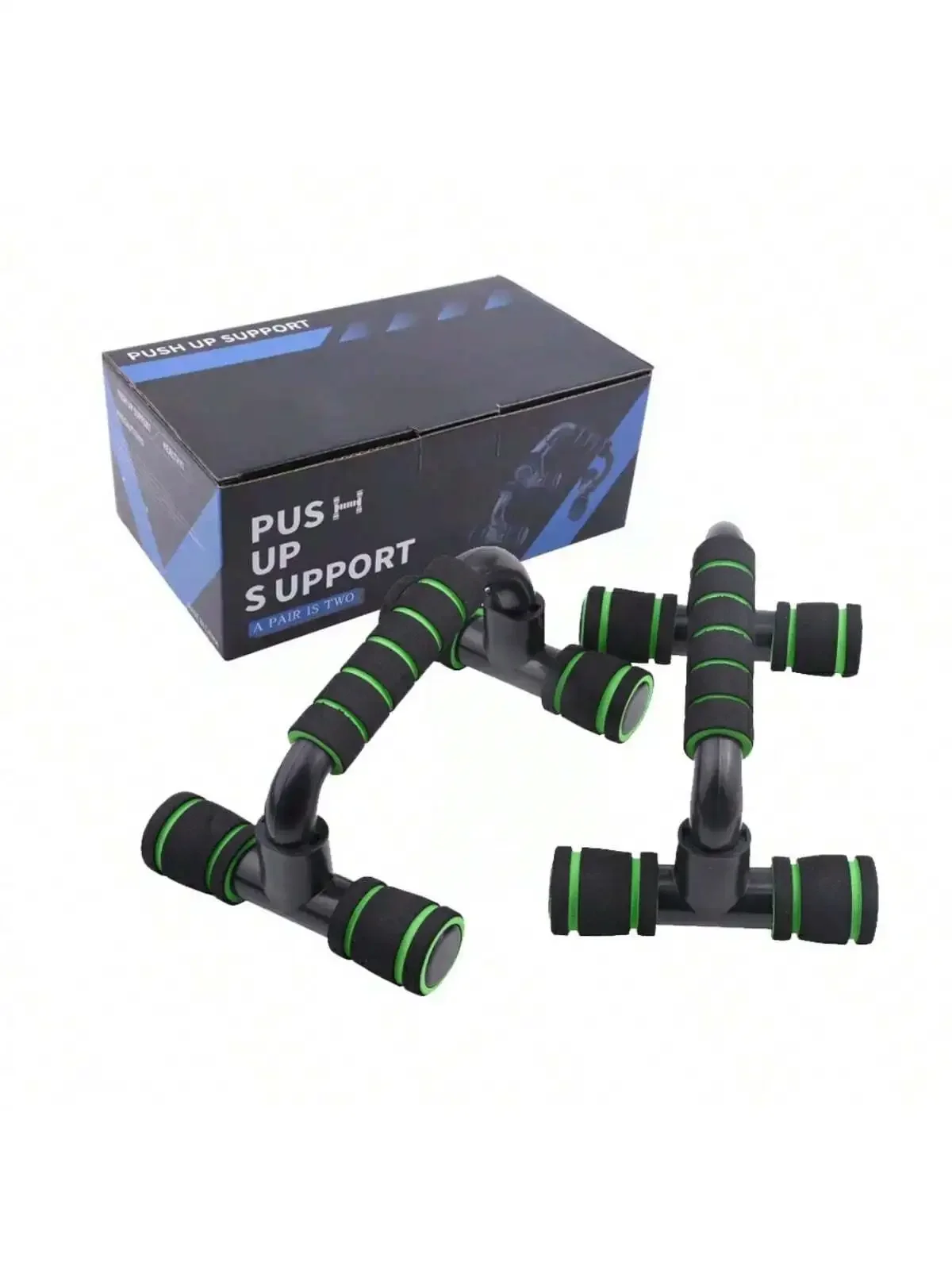 Sponge foam push ups H-shaped push ups trainer household fitness small equipment 2pcs for men and women at home