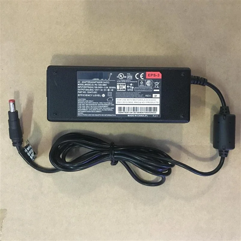   ġ  PA-1360-5M01, Guangbao Jianxing LITEON 12V3A LCD ÷ PA 1360 5M01   