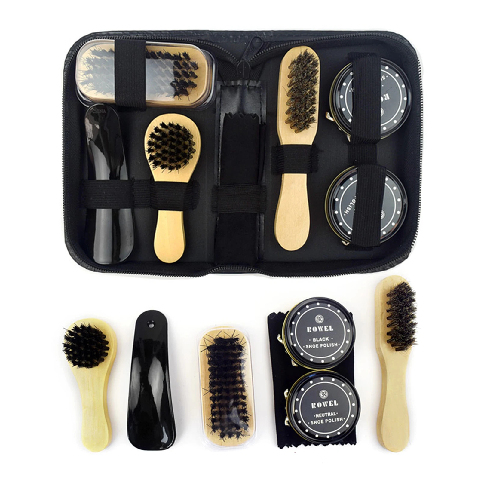 Leather Shoe Polish With Neutral Conditioning Cream Polish Set Business Leather Shoe Shine Kit