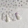 Simple Laser Bronzing Gold Silver Mini Star Rhinestone INS 5D Relief Self Adhesive Nail Art Decoration Sticker 3D Manicure Decal 4
